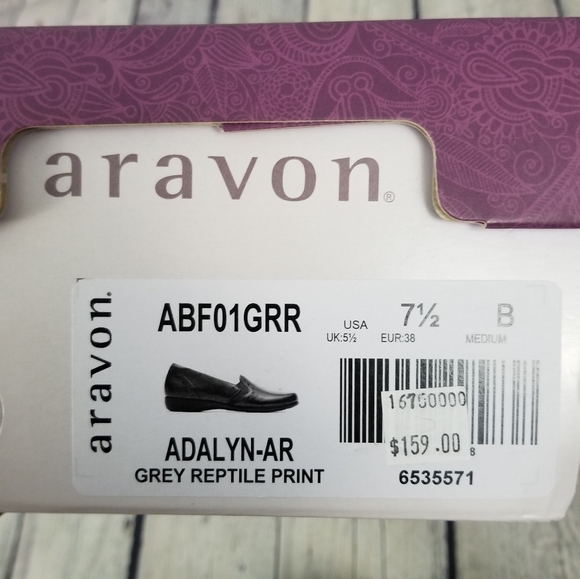 ARAVON | Adalyn reptile snake animal print shoe - Picture 6 of 6